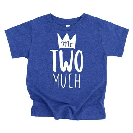 

Boys 2nd Birthday Mr Two Much Crown Birthday Shirt Picture Perfect Outfit Vintage Royal Shirt 2T