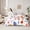White Pink Orange, variant on Manfei Colorful Floral Twin Bedding Sets 7-Piece,Rainbow Graffiti Flower Bedding Comforter Set,Cartoon Plant Daisy Sheet Sets For Girls,Luxury Bedroom Decor,Reversible