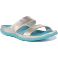 thumbnail image 1 of Strive Chia Women's Leather Open Toe Sandal In Gold Size 7.5/8, 1 of 6