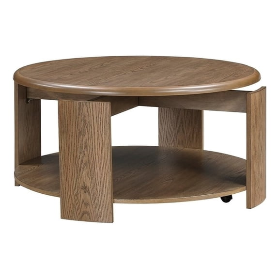 Lexicon Ellis Asian Hardwood Cocktail Table in Brown