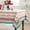 Floral Design, variant on Modern Geometric Oval Tablecloth 60x102in, Waterproof Wrinkle Resistant Striped Table Cover for Indoor Outdoor
