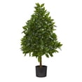 thumbnail image 1 of Nearly Natural 9455 3 in. Sweet Bay Cone Topiary Artificial Tree, 1 of 1