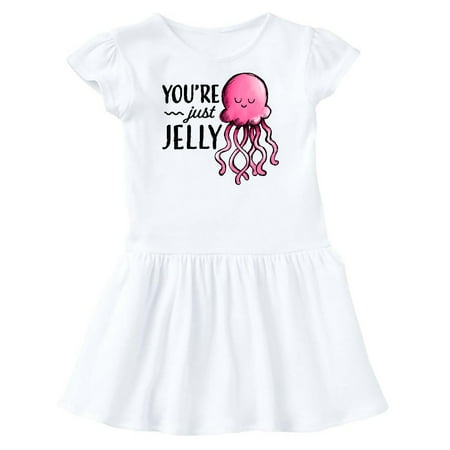 

Inktastic You re Just Jelly with Pink Jellyfish Gift Toddler Girl Dress