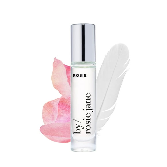 By Rosie Jane Fragrance Oil (Rosie) - Clean Fragrance for Women - Essential Oil Vial with Notes of Sheer Musk, Vanilla, Sweet Rose - Paraben-Free, Vegan, Cruelty-Free,