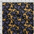 thumbnail image 4 of oneOone Polyester Spandex Black Fabric Asian Japanese Koifish Craft Projects Decor Fabric Printed By The Yard 56 Inch Wide, 4 of 5