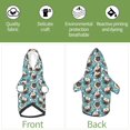 thumbnail image 6 of Fotbe PUG HEAD And Flower Print Small Dog Sweater Hoodies Pet Grey Hooded Soft Fleece Sweatshirts with Pocket Fall Winter Puppy Cat Sweaters Warm Clothes-X-Large, 6 of 7