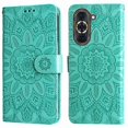 thumbnail image 4 of Funda tipo cartera GANGXUN para Huawei Nova 10 , diseño girasol, cuero PU, soporte, cierre magnético, tarjetero, 4 of 5