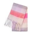 thumbnail image 3 of Baqcunre Scarf for Women, Pink Thick Scarf Winter Fashion Warm Casual Long Tassel Unisex Scarf Scarf Shawl Scarf, One Pack Autumn And Winter Warmth Accessories, 3 of 3