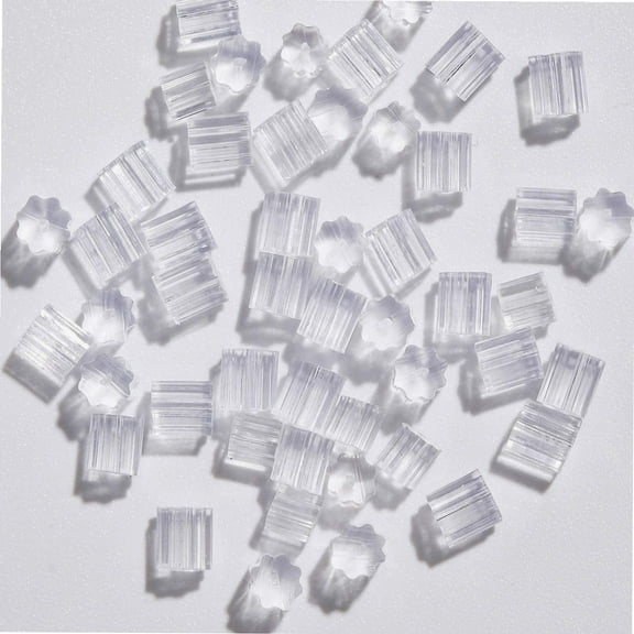Silicone Earring Backs, 200PCS Soft Earring Stoppers, Clear Earring Backing Replacement for Stud Post Fishhook Earrings, Hypoallergenic
