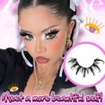 thumbnail image 4 of Pestañas postizas Zegaine Manga Cat Eye D-Curly, largas, 9 pares, 4 of 9