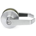 thumbnail image 2 of Lawrence Hardware Heavy-Duty Chrome Storeroom Door Lock Set with Key Lock, Keyed Alike 2 3/4", 2 of 3