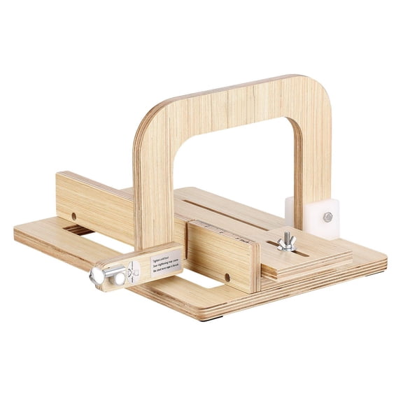 Adjustable Soap Cutter with Stainless Steel Wire,0-2" Thickness Tool for DIY Candle Making and Handmade Soap Slicing