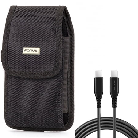 6ft Long USB-C Cable w Case Belt Clip for Samsung Galaxy S20 Fan Edition - PD Fast Charger Cord Power Wire [Type-C to Type-C]  Swivel Holster Rugged Cover fits Galaxy S20 FE (Fan Edition) price history on PriceWatchPro
