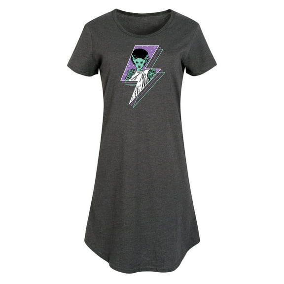 Classic Monsters - The Bride of Frankenstein - Retro Style Lightening Bolt - Comic Style - Women's Any Way Dress