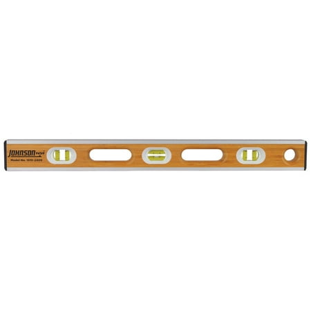 UPC: 0049448161027 | Johnson Ecotech 24 in. Bamboo Box Beam Level 6 vial