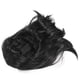 thumbnail image 5 of Peluca negra larga y recta con flequillo para mujer Peluca sintética negra recta de aspecto realista, 5 of 14