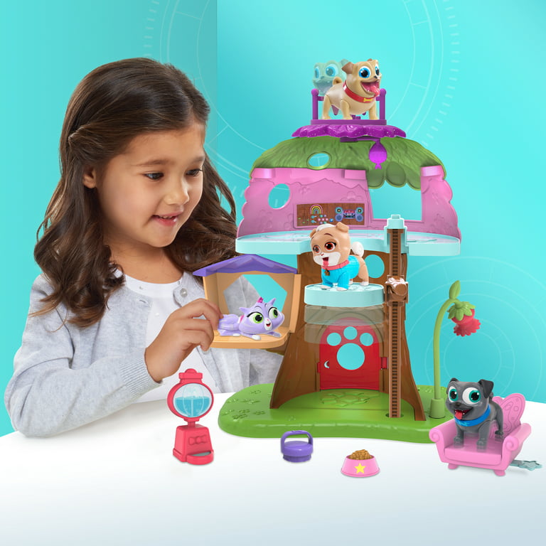 Just Play Puppy Dog Pals Keia's Treehouse 2-Sided Playset, Includes 7  Pieces, Kids Toys for Ages 3 up