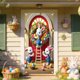 thumbnail image 4 of CaiYueKe Easter Door Curtain Spring Holiday Decorations Bunny Egg Pattern Party Supplies Wall Hanging Decorative Banner for Home Indoor Outdoor Festival Celebration, 4 of 9