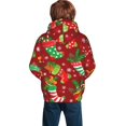 thumbnail image 6 of Kll Unisex Kids Boys Girls Hooded Pocket Pullover Hoodies-X-Mas And New Year, 6 of 9
