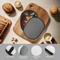 thumbnail image 4 of Pofeuu Red And White Flame Fox Print Silicone Pot Mat Mitten With Hanging Loop Heat Resistant Oven Mitts Non-Slip Bbq Baking Smoking Potholders, 4 of 7