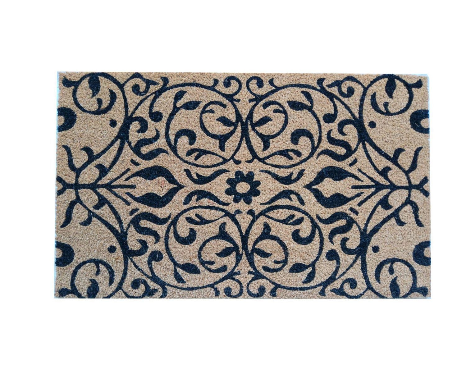 Home Decor Inc Coir Doormat – 18" x 30", Durable & Natural Entryway Mat