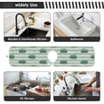 thumbnail image 6 of Coolnut 2 Pack Faucet Mat Splash Guard for Kitchen Sink,Cute Crocodile Cartoon Wild 30x5 Inch Super Absorbent Microfiber Sink Protector Mat, Kitchen Sink Mat Machine Washable Kitchen Sink Accessories, 6 of 7