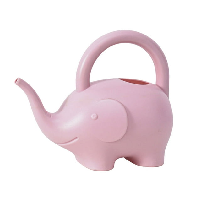 Regadera Matsuzay con base antideslizante forma de animales de dibujos animados elefante rosa