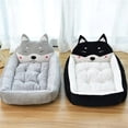 thumbnail image 4 of Pet Beds Pet Kennel Winter Warm Dog Mat Cat House Dog Blanket Large Small and Medium-Sized Dog Bed Soft Dog Sofa Bed Pet Supplies (Color : A, Size : S50cm), 4 of 5