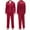 Hot Pink, variant on iHPH7 Matching Pajamas for Couples Pajamas Sets Women & Men Satin Long Sleeve Sleepwear Button Down Loungewear Pjs Set with Long Pants Beige L