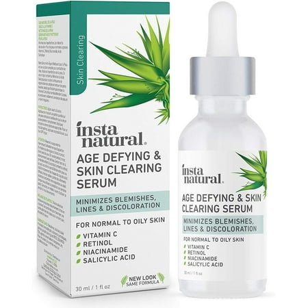 Instanatural Age Defying & Skin Clearing Serum -- 1 Fl Oz