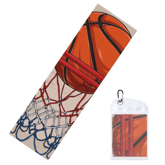 Xecao Basketball Shot Ice Towel: a quick-dry, cold sweat-absorbing neck wrap perfect for running, swimming, yoga, gym workouts, and all your exercise needs