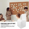 thumbnail image 3 of WEUVEB 6Pcs Donation Box Paper Raffle Ticket Box White Rectangular For Collect Tips And Prayer .79X5.89X5.89in, 3 of 8