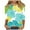 Multicolor Plus Size Blouse for Women_a, variant on CYMMPU Loose Fit Round Neck 3/4 Sleeve Tunic Tops Flower Printed Blouses for Women Dressy Casual Spring Tops Fall Fashion Shirts Lightweight Basic T-Shirts L