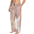 thumbnail image 2 of Balery Men'S Rose Gold Glitter Splatter Pants,Sleepwear Pants,Pajama Pants,Pj Bottoms Drawstring And Pockets-X-Large, 2 of 9