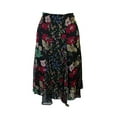 thumbnail image 3 of Lauren Ralph Lauren Womens Georgette Floral Print A-Line Skirt, 3 of 5