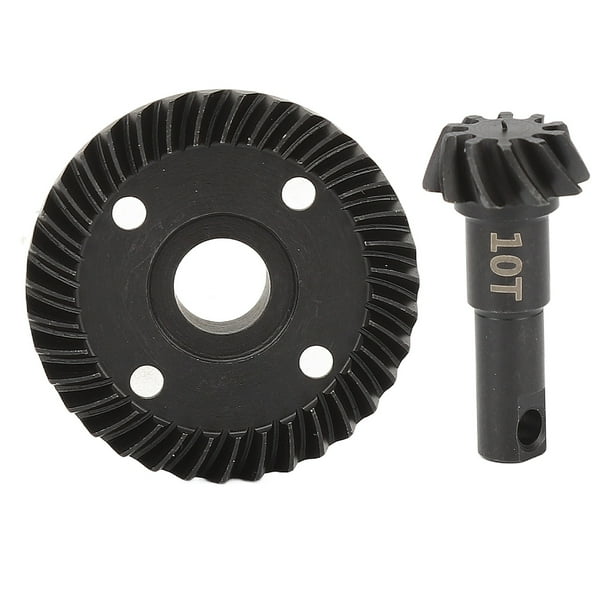 Engranaje diferencial de acero 35T 10T RC, anillo diferencial helicoidal de Metal, engranajes de piñón, sobremarcha para 1/10 RC Crawler YUNYI BRAND Deportes