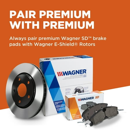 Wagner SevereDuty SX931 Semi-Metallic Disc Brake Pad Set