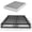 5 inch, variant on 7 Inch Low Profile Box Spring, Heavy Duty Metal Mattress Foundation with Fabric Cover, Quick Assembly Bed Frame Base, Black