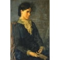 thumbnail image 2 of Oliver Ingraham Lay 17x24 Gold Ornate Framed and Double Matted Museum Art Print Titled - Hester Marian Wait Lay, Portrait of the Artist's Wife (1880), 2 of 4