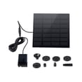 thumbnail image 4 of Kit de bomba de agua solar, bomba de fuente de agua con energía solar con 8 boquillas, fuente de agua para exteriores para baño de pájaros, estanques, jardín y pecera, 4 of 4