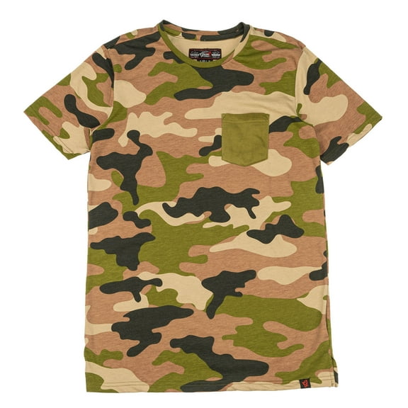 Beautiful Giant Trendy Men's Short Sleeve Pocket T-Shirts Leisure Crew Neck Tee