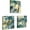 Palm Art, variant on Leaf Botanical Prints Wall Art: Summer Floral Twig in olivedrab color Pictures Art Print on Canvas for Bathroom (16" W x 16" H x 4 PCS,Multi-Sized)