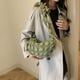 thumbnail image 5 of Bolso Mujer Hombro Fruncido Bola De Masa Embrague Monedero Bandolera Verde, 5 of 9