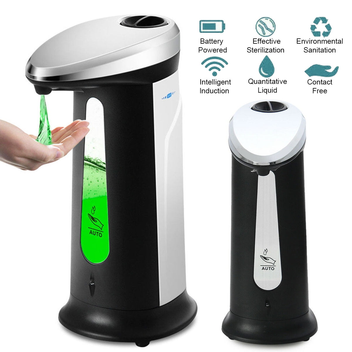 Bestgoods ABS Electroplated Touchless Sanitizer Smart Automatic