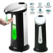 Bestgoods ABS Electroplated Touchless Sanitizer Smart Automatic Touchless Handsfree Soap Dispenser with Infrared Motion Sensor, Adaptable Lasting Time