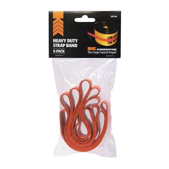 Kinedyne Heavy Duty Strap Band,Orange,7 in. L,PK5 80144GRA