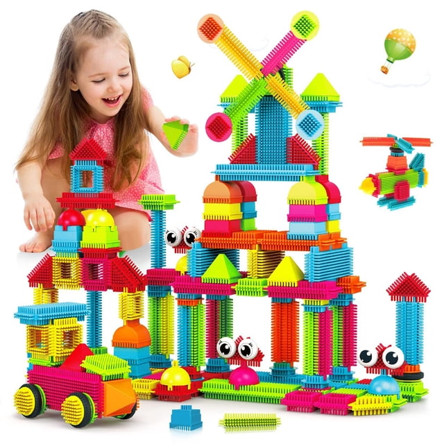 Baldosas 3D con forma de cerdas Contixo ST5 de Building Toy, 144 unidades, para niños