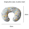 thumbnail image 2 of Funda de almohada floral para bebé, utilizada como almohada de lactancia, comodidad suave y elástica., 2 of 5