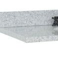 thumbnail image 3 of 31" Gray granite top with oval sink, 3 of 4
