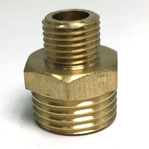 Adaptador de Montaje de Tubería de Latón, Rosca DN6- DN15 (9.5-20 Mm) - Accesorios de Accesorios de Tubería Duraderos, 3 ños para Elegir 2 puntos shamjiam Adaptador de rosca de latón